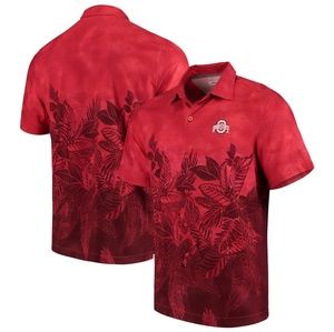 Tommy Bahama Ohio State Floral Buttom up